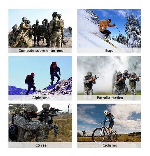 Rodillera Y Codera Táctica Militar Para Bicicleta