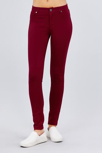 Pantalon Con Cinturon a tobillo Active USA Rojo Talla Grande