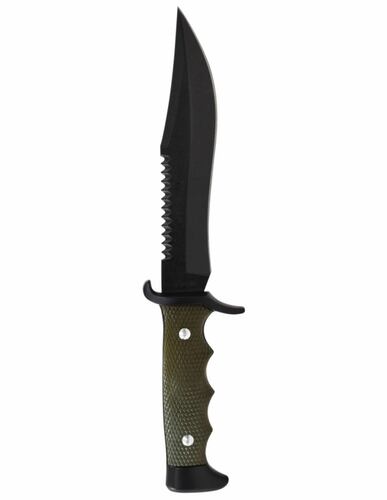 Cuchillo Miguel Nieto modelo Combate 3002 hoja lisa con sierra con Mango ABS y zamak