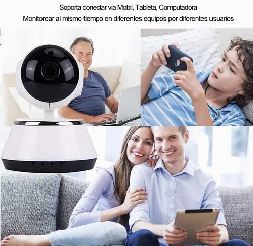 Camara Ip Wifi Vigilancia Alarma App V380 Robotica