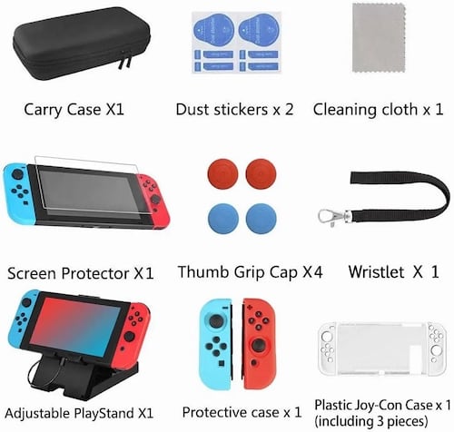 Kit de accesorios Nintendo Switch 16 en 1