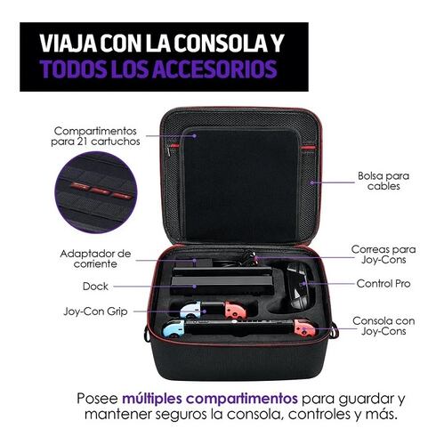 Estuche Rígido Para Nintendo Switch