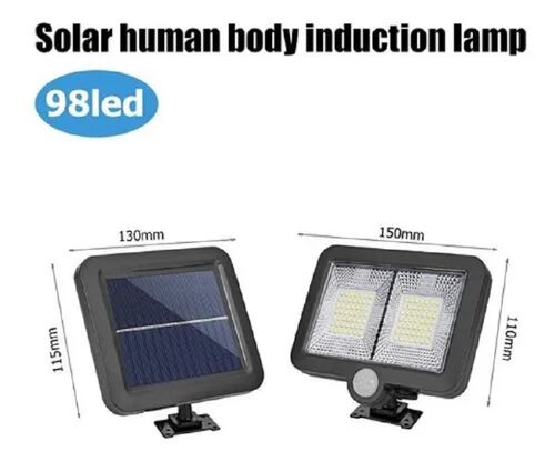 Lámpara Solar Recargable Luz Solar Led