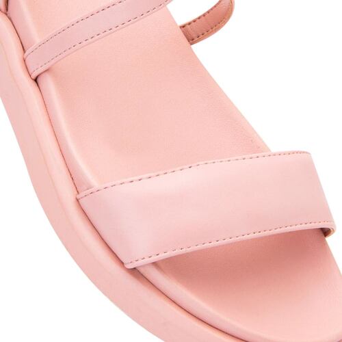 Sandalia Casual Color Rosa, Para Dama, Pink By Price Shoes 1017955