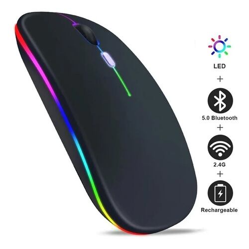 Mouse Ratónl Silencioso Recargable 2.4g Portátil Inalámbrica