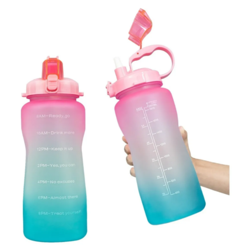 Botella Para Agua Deportiva Medio Galón Multicolor