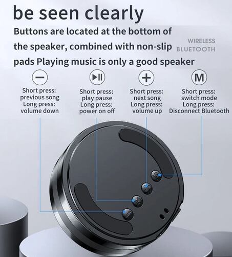Mini Altavoz De Subgraves Inalámbrico Bluetooth 