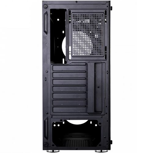 Gabinete YeYian RAPTURE 2500 LED RGB 3 Ventiladores Vidrio Templado YCH-7S3V-01BK.