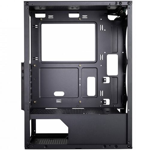 Gabinete YeYian RAPTURE 2500 LED RGB 3 Ventiladores Vidrio Templado YCH-7S3V-01BK.