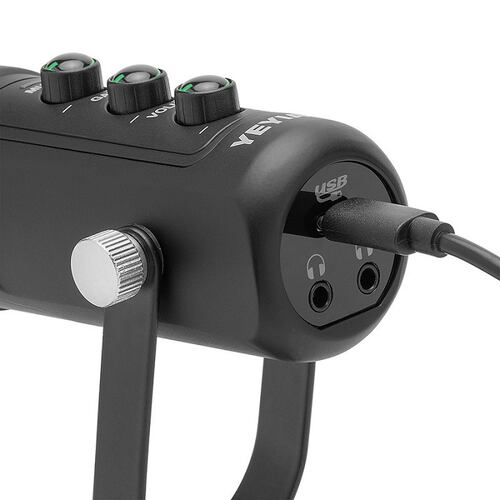 Kit Microfono Condensador YeYian Agile NL USB Para Streaming Negro YSA-UCHQ-01.