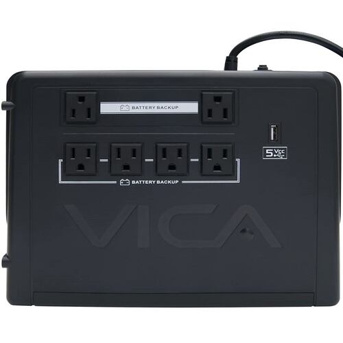 No Break Con Regulador Vica Revolution 700 700VA 400W 6 Contactos.
