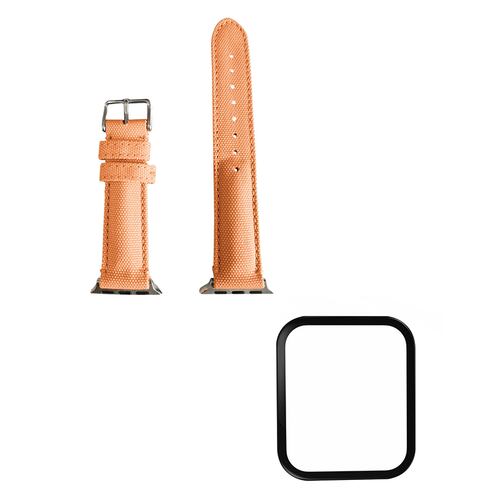 Kit Correa Extensible de tela para Apple Watch 44 mm más un Cristal templado de 44 mm