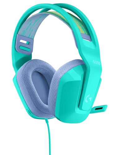 Audífonos Logitech G335 con micrófono y cable. 