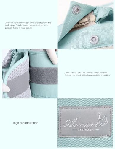 Mochila porta bebés ergonómica Verde