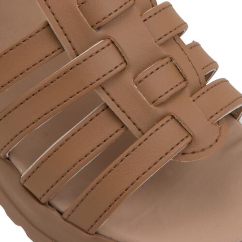 Kit de 2 pares de sandalias casuales para niña, marca Vivis Shoes Kids, colores azul celeste y café, mod. 1034499