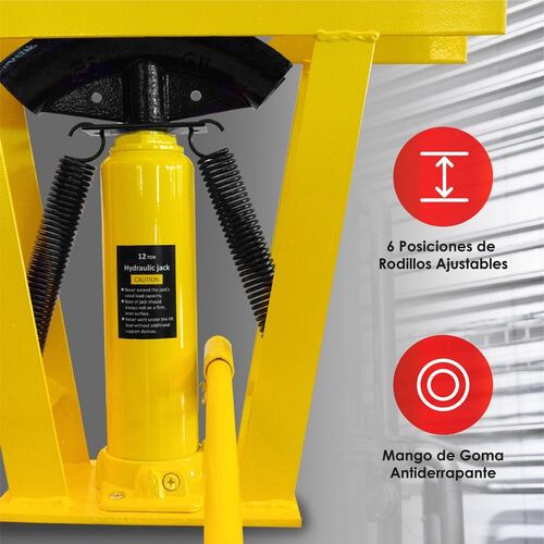 Dobladora Tubo Manual Hidraulica 12 T Industrial 1/2 A 22 In