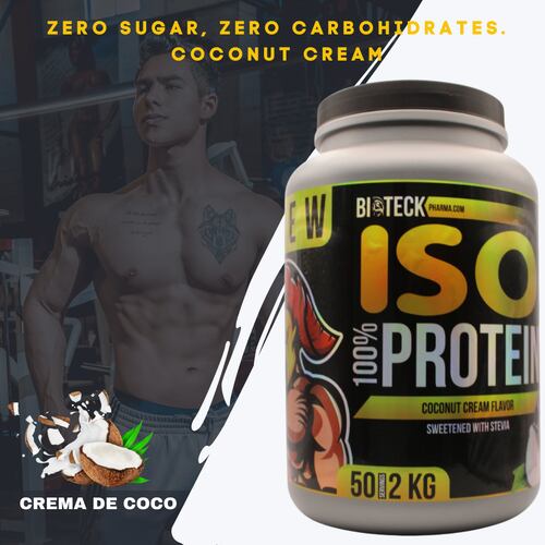 BIOTECKPHARMA | ISO protein sabor crema de coco 2kg