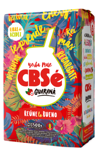 Yerba Mate Cbsé Guaraná 500 g.