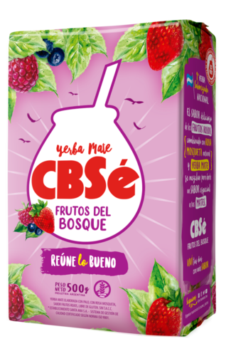 Yerba Mate CBSé Frutos del Bosque 500 g.