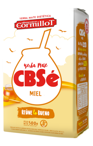 Yerba Mate CBSé Miel 500 g.