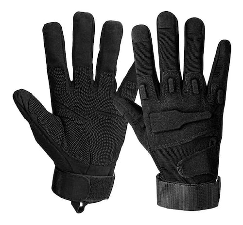 Guantes Tacticos  Para Moto y Deportes Negro Talla  M