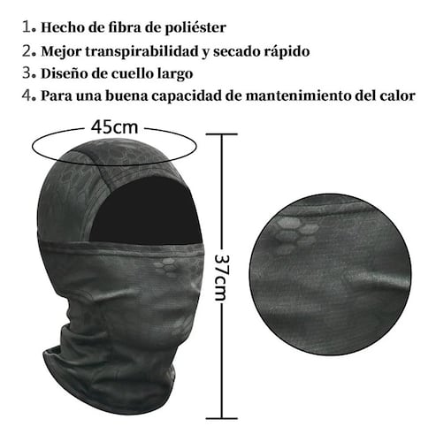 Mascara Para Deportes Camuflaje Verde