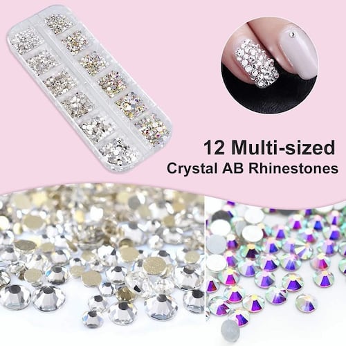 Cristales De Uñas para Decorar Pinza Y Selector