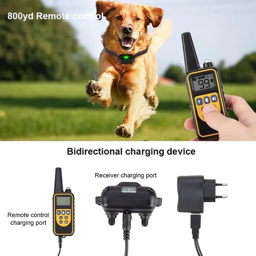 Collar De Adiestramiento De Perros Eléctrico Teledirigido