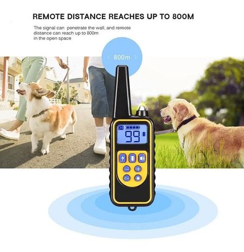 Collar De Adiestramiento De Perros Eléctrico Teledirigido