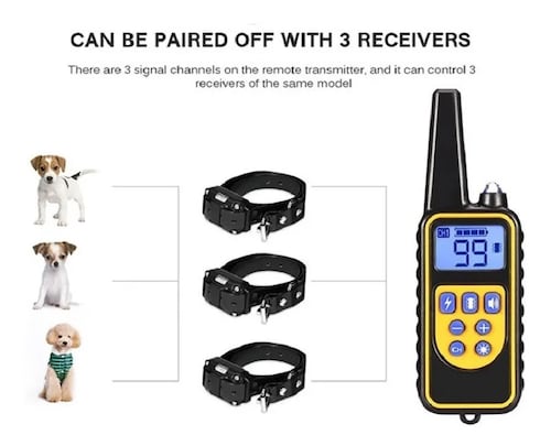 Collar De Adiestramiento De Perros Eléctrico Teledirigido