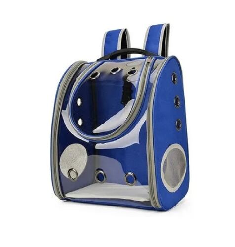 Mochila Para Perro Y Gato Azul
