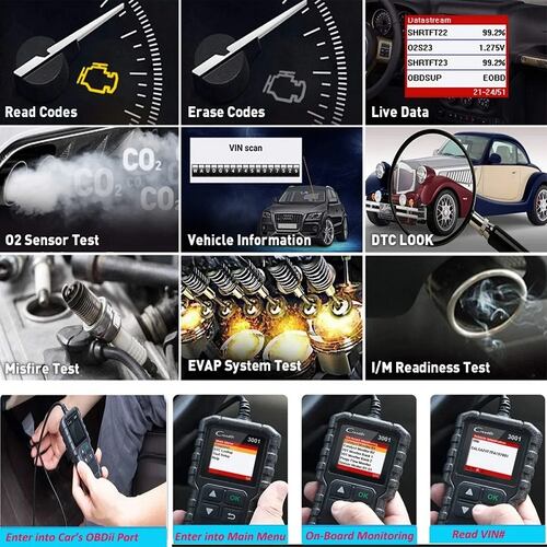Escaner Automotriz Obd Multimarca Motor