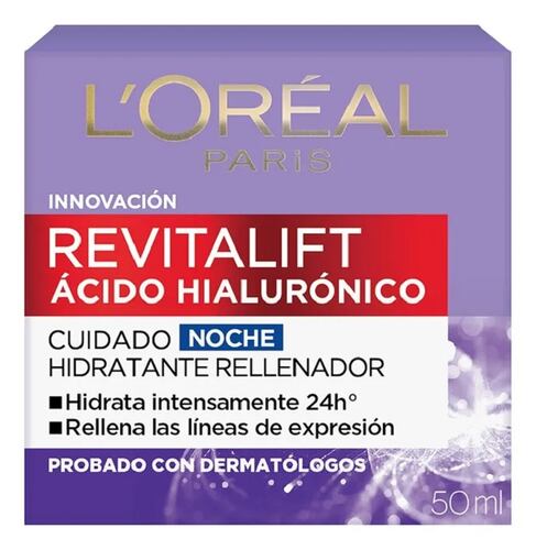 Crema Anti Arrugas Noche Revitalift Ácido Hialurónico 50ml