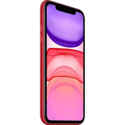 iPhone 11 64GB Rojo Reacondicionado Grado A + Cargador Genérico.