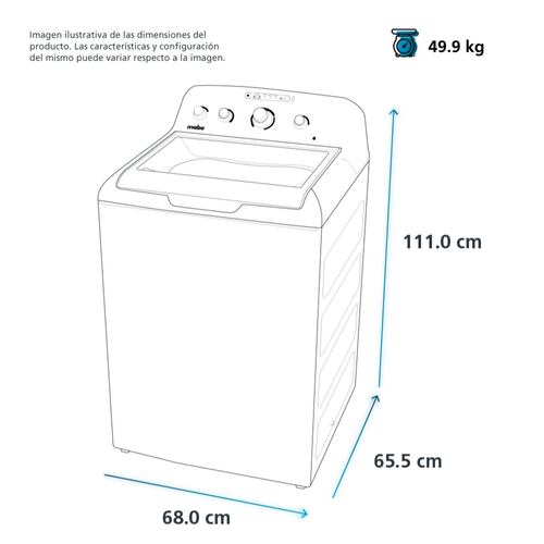 Lavadora Aqua Saver Green Automática 18 kg LMA78112CBAB0 Blanca MABE