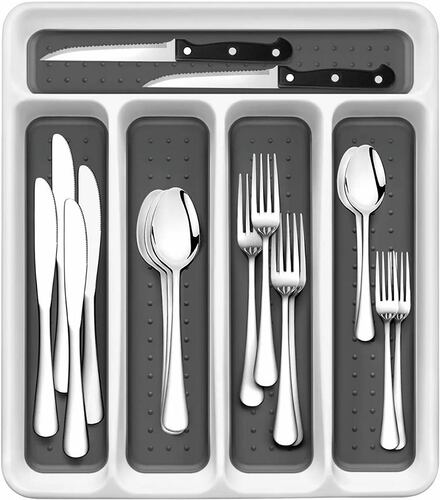 Juego De Cubiertos De Acero Inoxidable 24 Pcs