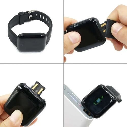 Smartwatch Monitor De Ritmo Cardiaco Deportes Rojo