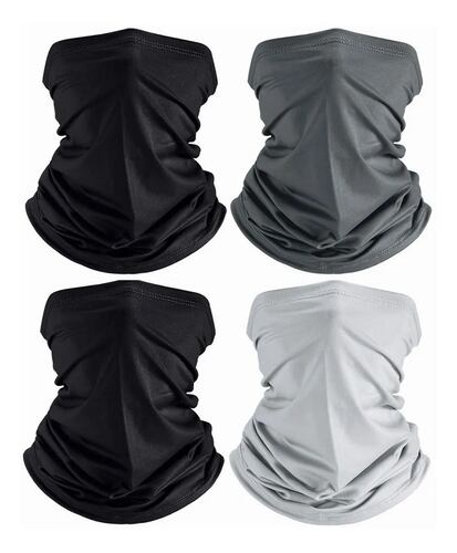4 Pzs Máscara De Ciclismo Cara Protección Uv Cuello