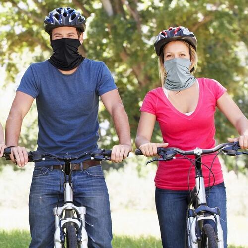 4 Pzs Máscara De Ciclismo Cara Protección Uv Cuello