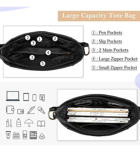 Bolsa Para De Cuero Vegano Casual Para Mujer