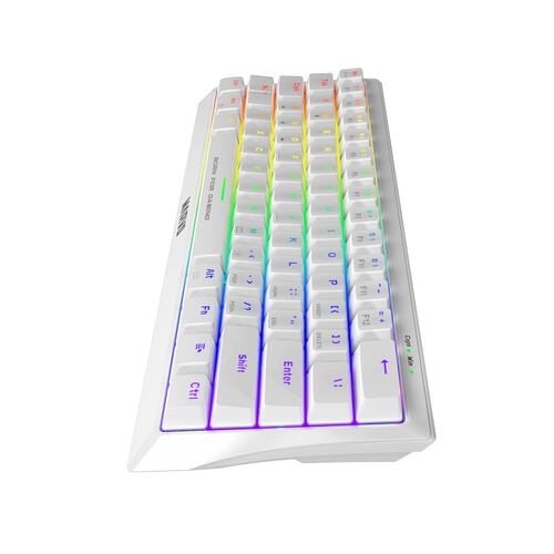 Mini Teclado Gamer Marvo KG962 Mecánico RGB 62 Tecla Usb 2 Cable 1.6