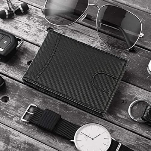 Cartera Minimalista Para Hombre Con Protección Rfid Floreado