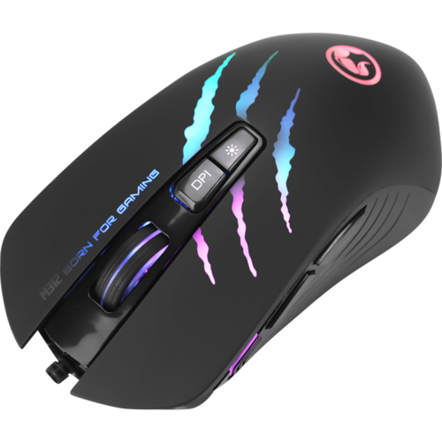 Mouse Gamer Óptico Marvo M312 USB 4800 DPI 7 Botones luz RGB