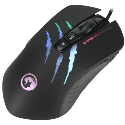Mouse Gamer Óptico Marvo M312 USB 4800 DPI 7 Botones luz RGB