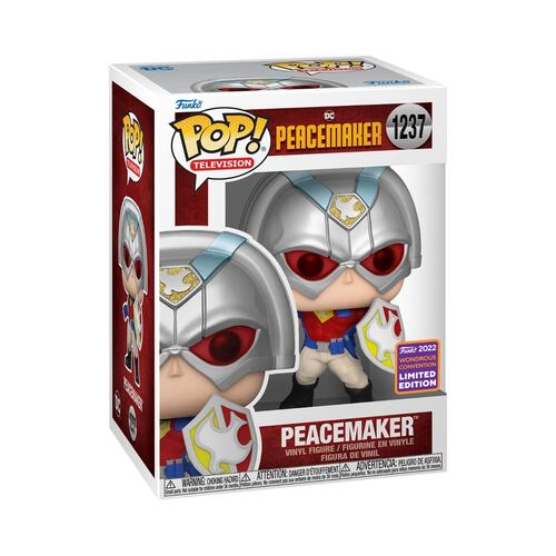 Funko Pop: Dc Peacemaker Con Escudo Exclusivo Distritomax
