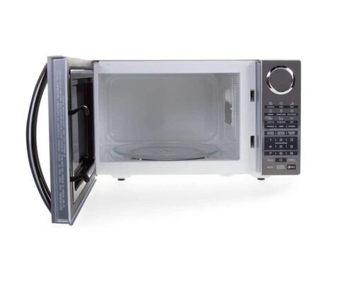 Horno de Microondas General Electric 0.9 Pies Cúbicos puerta Efecto Espejo MGE09SEJ color silver