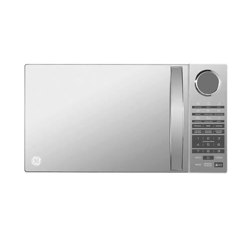 Horno de Microondas General Electric 0.9 Pies Cúbicos puerta Efecto Espejo MGE09SEJ color silver