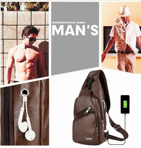 Mochila Impermeable Antirrobo De Viaje Para Hombre Cafe