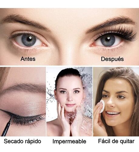 Kit 10 Piezas 3d Magnético De Pestañas Postizas