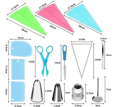 Kit De Boquillas Para Decorar Pasteles